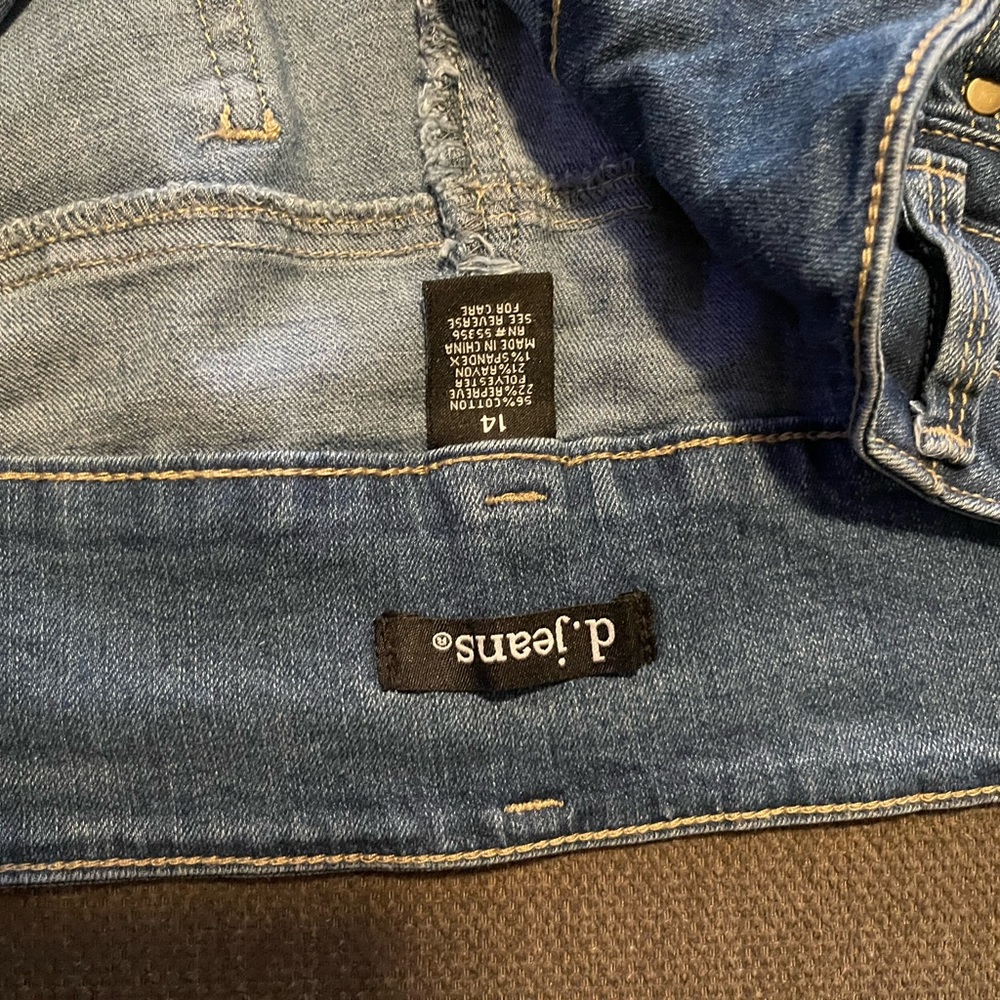 d. jeans blue skinny jeans 14